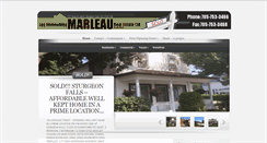 Desktop Screenshot of marleaurealestate.com